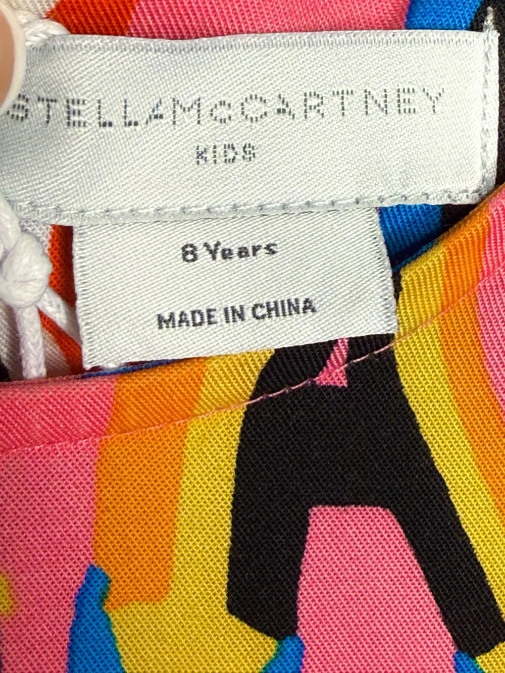 NWT Stella McCartney Kids “STELLA LOVES” Pink Roller Skate Dress - Girls Size 8